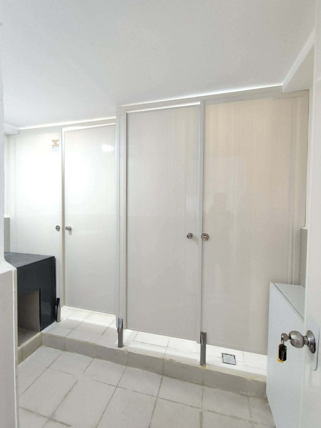 PVC Plastic Toilet Cubicle Partition