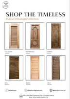 Entrada Solid Wood Panel Door