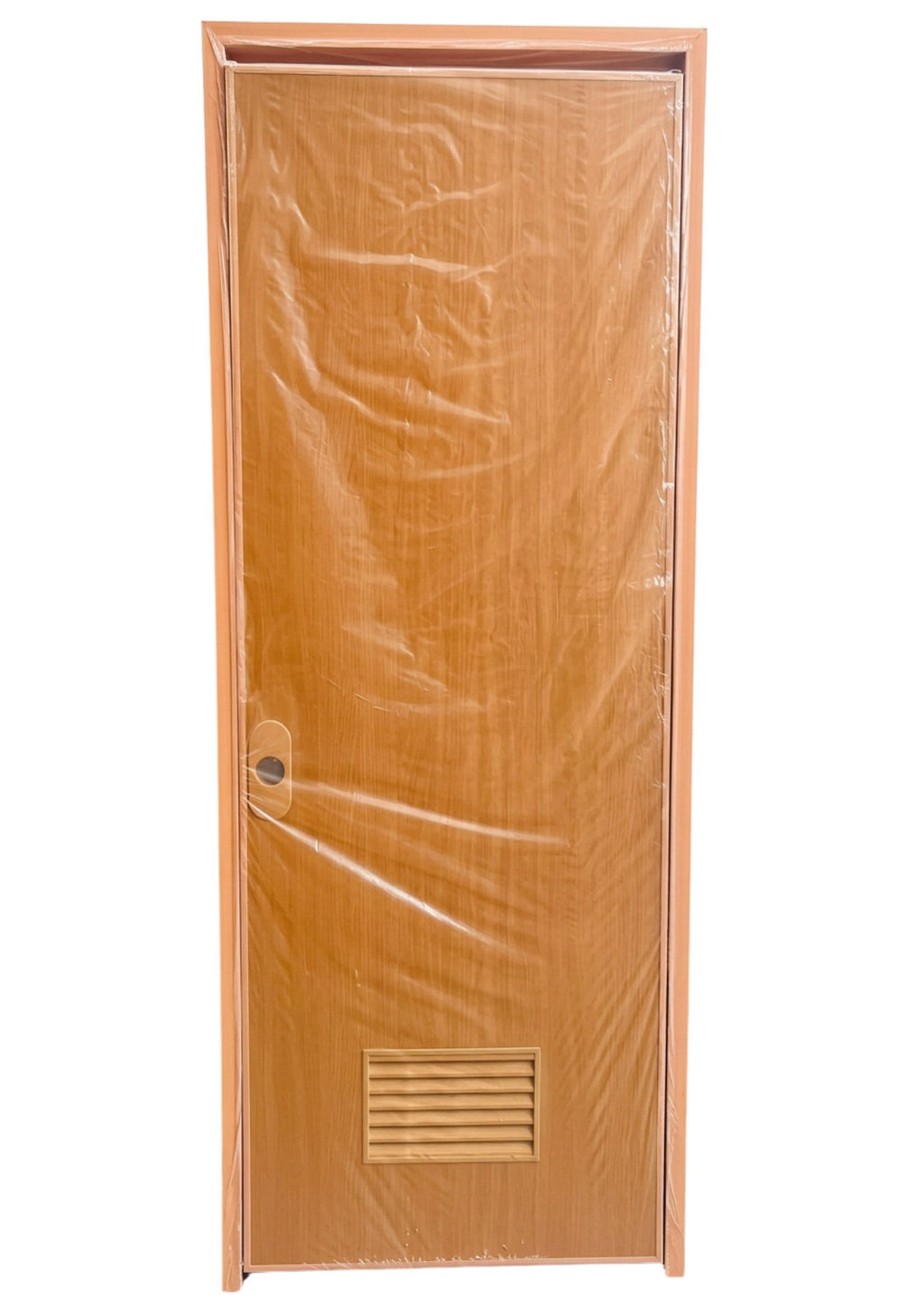 PVC Plastic Door with Jamb (Plain or with Bottom Louver)