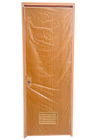 PVC Plastic Door with Jamb (Plain or with Bottom Louver)