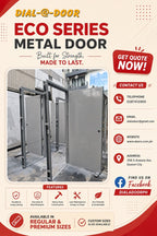 Metal Steel Door Ordinary (Plain Design)