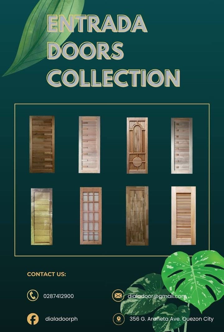 Entrada Solid Wood Panel Door