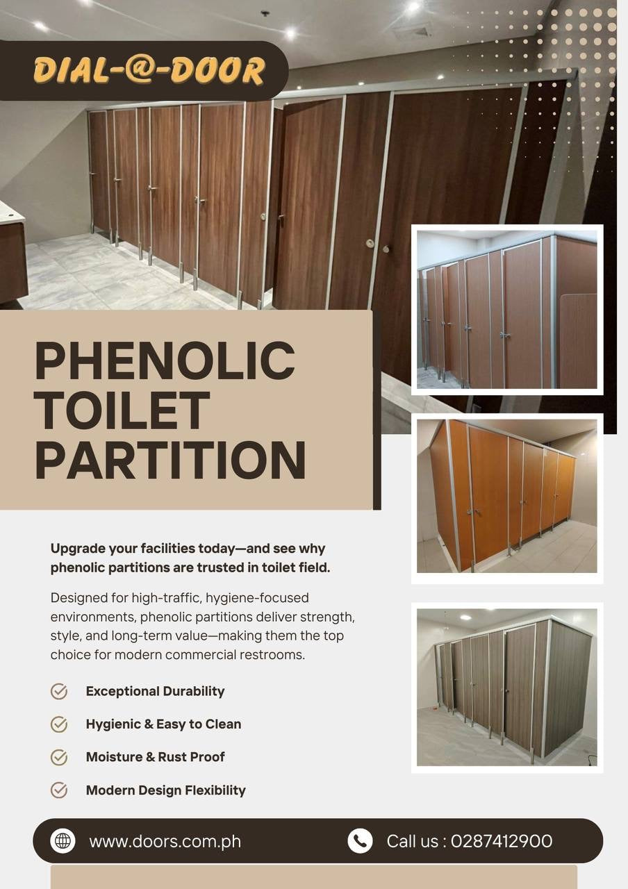 Phenolic Toilet Cubicle Partition