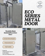 Metal Steel Door Ordinary (Plain Design)