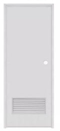 PVC Plastic Door with Jamb (Plain or with Bottom Louver)