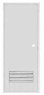PVC Plastic Door with Jamb (Plain or with Bottom Louver)