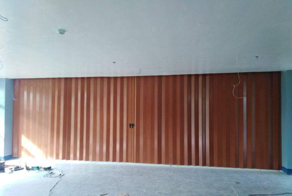 PVC Folding Accordion Door (Deluxe Plain type)