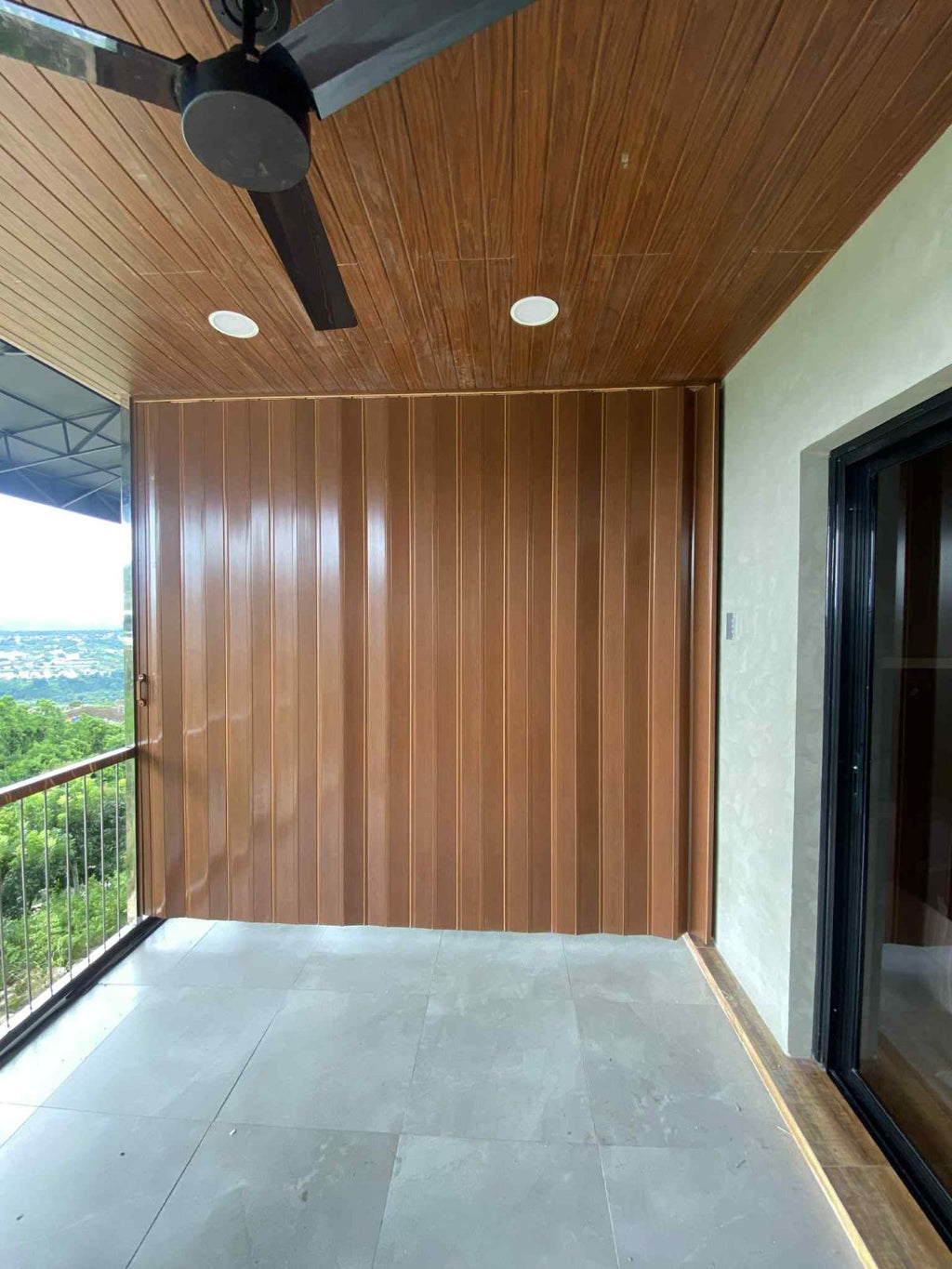 PVC Folding Accordion Door (Deluxe Plain type)