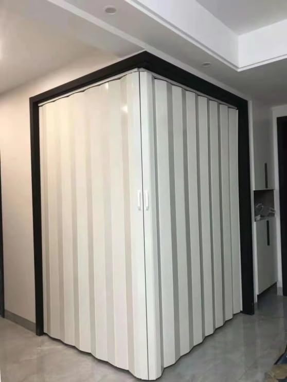 PVC Folding Accordion Door (Deluxe Plain type)