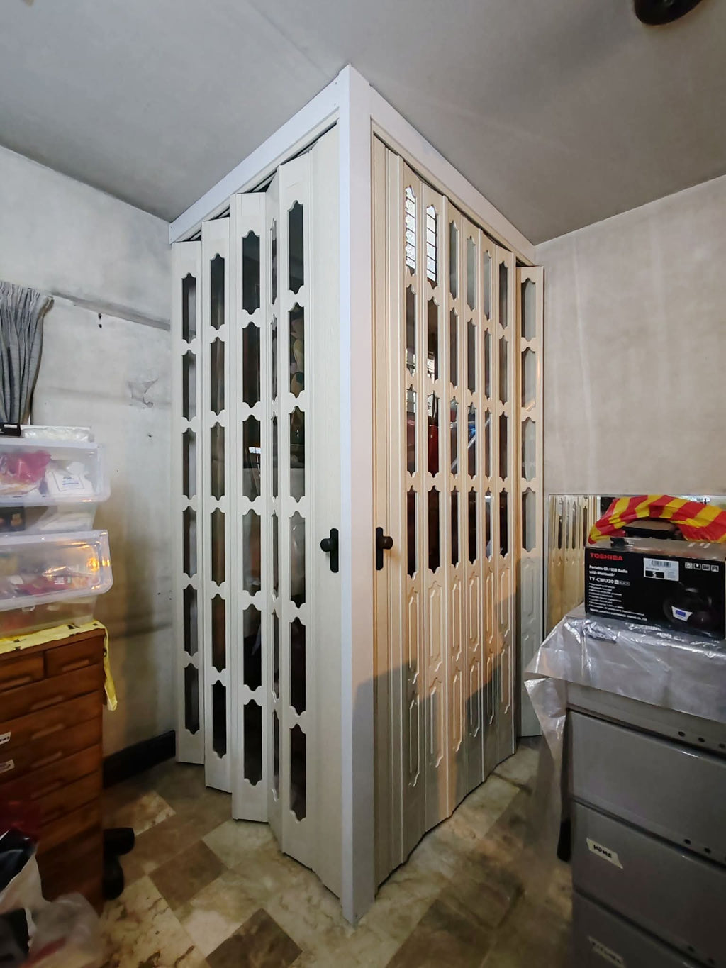 PVC Folding Accordion Door (French type)