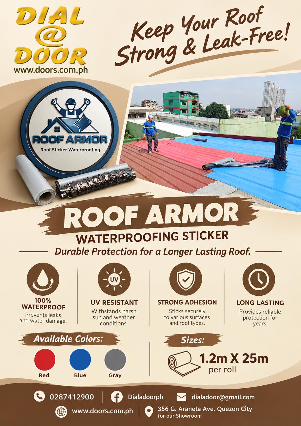 Roof Armor Waterproof Sticker